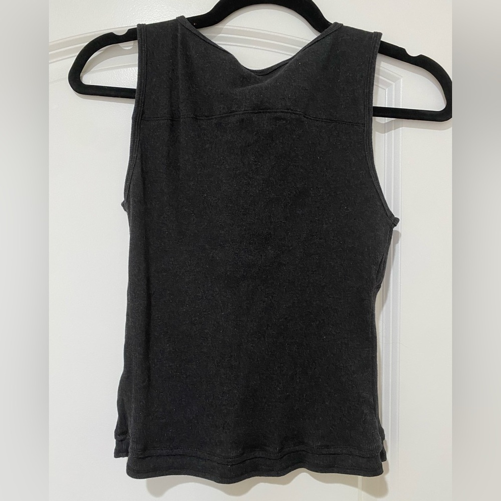 Gymshark// Grey Ribbed Tank - Picture 2 of 3